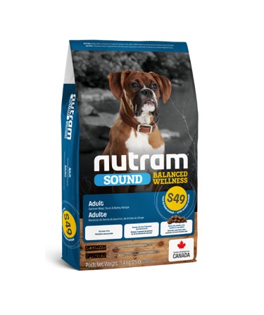 NUTRAM - Sound S49 saumon, truite et orge pour chien