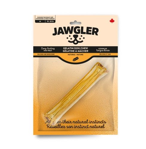 JAWGLER - Gélatine à mâcher naturel pour chien