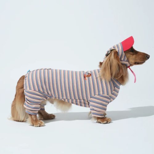 FUZZYARD - Pyjama Rayé Beige pour chien