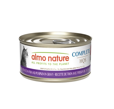 ALMO NATURE COMPLETE - Thon, poissons de l'océan et potiron en sauce pour chat