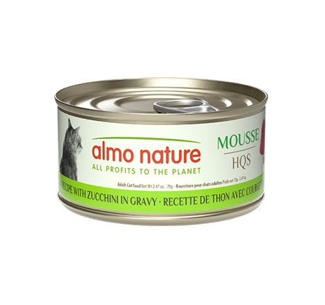 ALMO NATURE - Thon & courgette en mousse pour chat