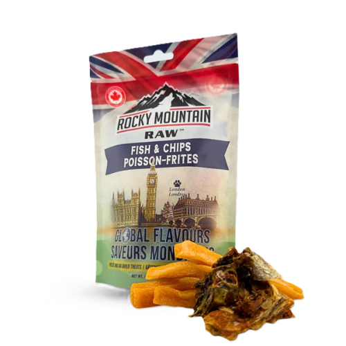 ROCKY MOUNTAIN - Gâterie poisson-frites pour chien