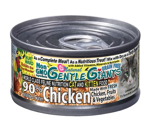 GENTLE GIANTS - Conserve au Poulet pour chat
