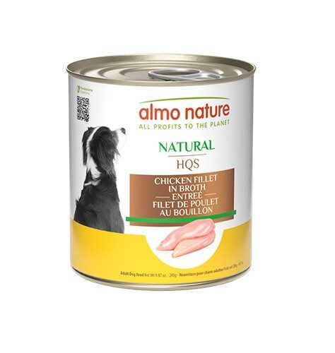 ALMO NATURE NATURAL - Filet de poulet en bouillon pour chien