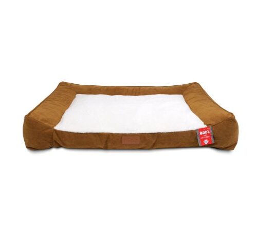 BUD'Z lit Zéphyr mousse mémoire brun