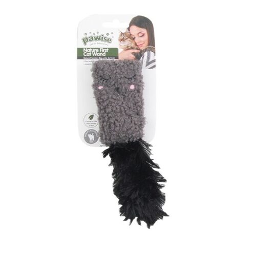 PAWISE - Jouet souris oreiller pour chat