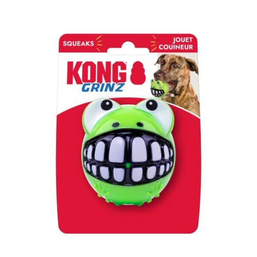 KONG - Balle grenouille Grinz pour chien