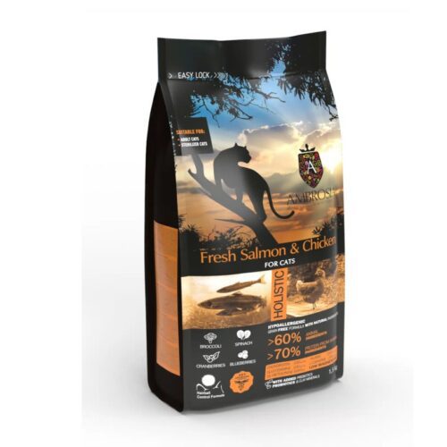 AMBROSIA - Poulet & saumon pour chat stérilisé