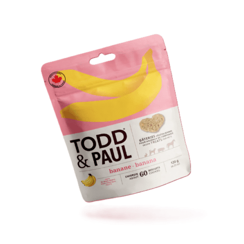 TODD&PAUL - Gâteries banane pour animaux