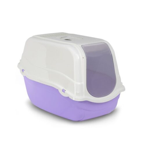 BERGAMO - Bac à litière Romeo lilas pour chat