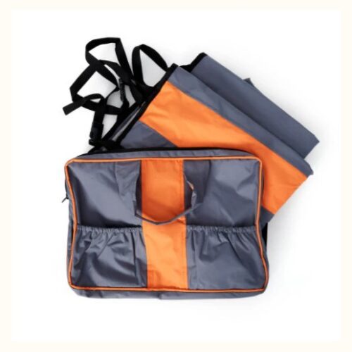 BUD'Z - Housse pour siège de voiture orange & grise