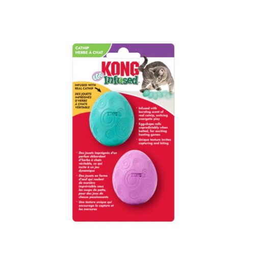 KONG - Jouet œufs pour chat