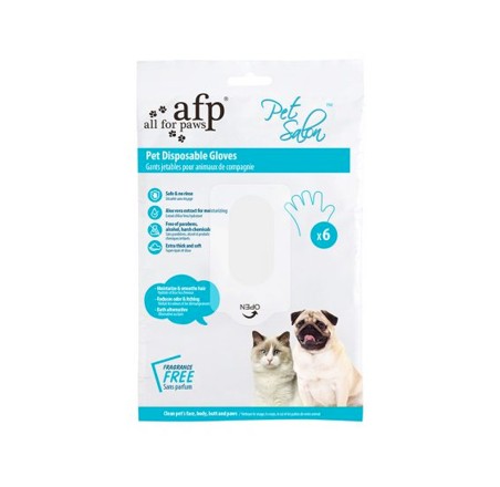 ALL FOR PAWS - Gants nettoyants pour chien et chat