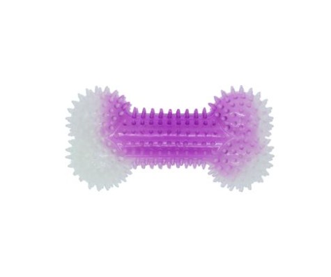 BUD'Z - Jouet os en caoutchouc lumineux pour chien