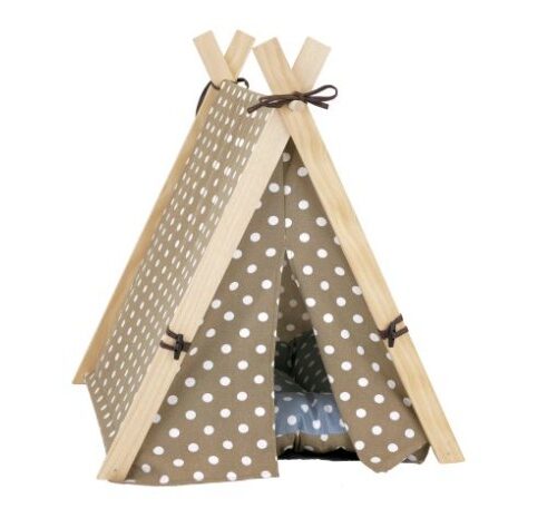 BUD'Z - tente chevron et sable pour chien et chat