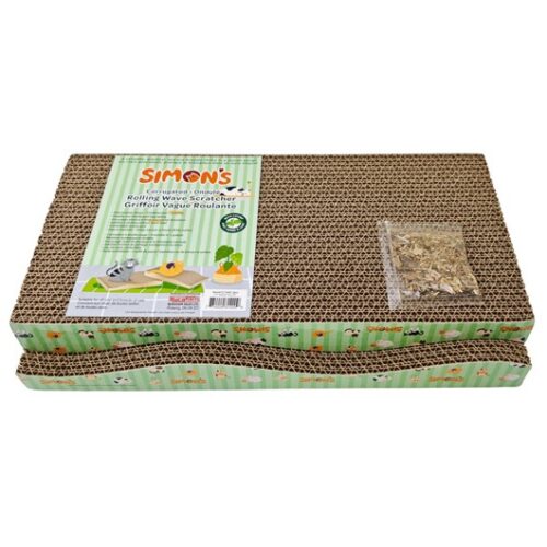 SIMON'S - Griffoir en carton ondulé pour chat