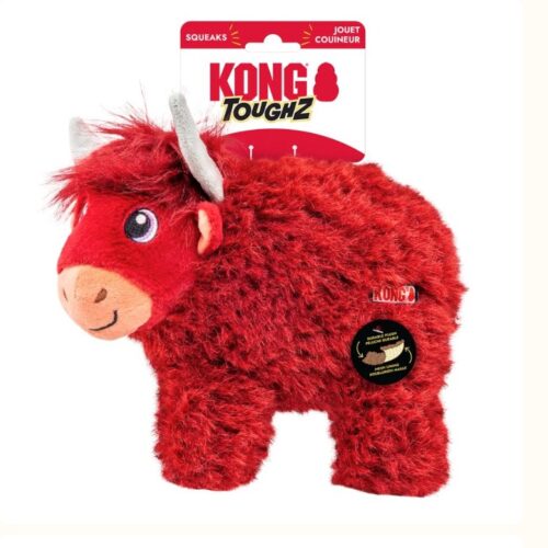 KONG – Jouet Vache Highland Toughz pour chien