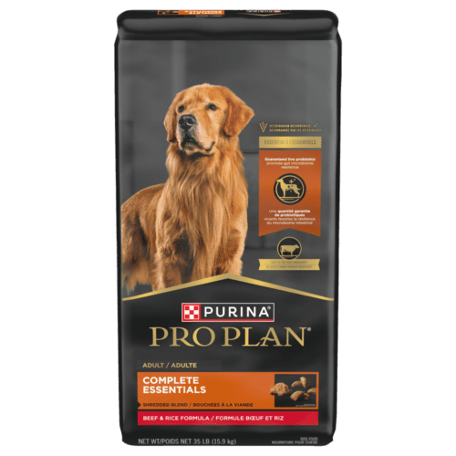 PROPLAN Nourriture sèche - Formule Bouchées à la Viande Adulte Boeuf et Riz pour chien 15.9kg