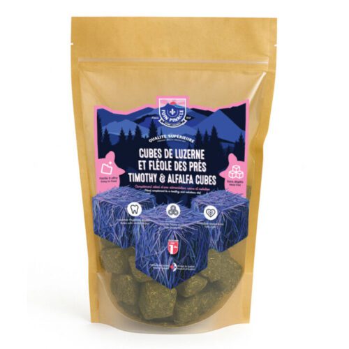 PINACLE - Cubes de luzerne et fléole des prés pour rongeurs