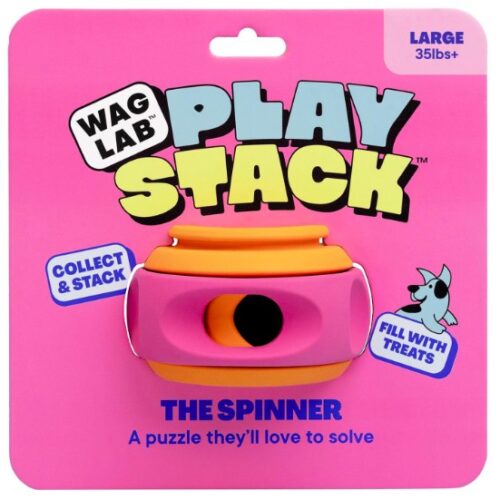 PLAY STACK - Spinner rose et orange