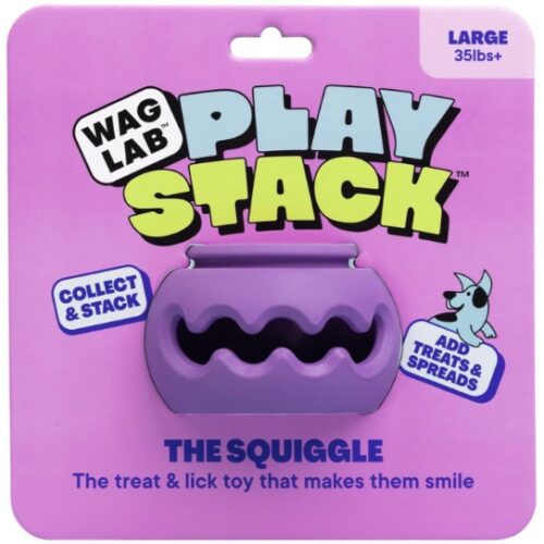 PLAY STACK - Squiggle mauve