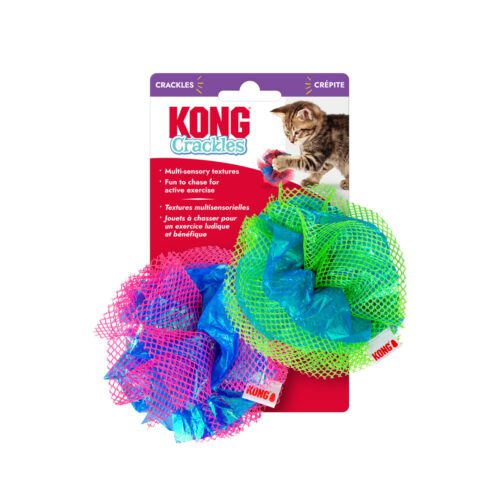 KONG - Jouet balles Crackles pour chat