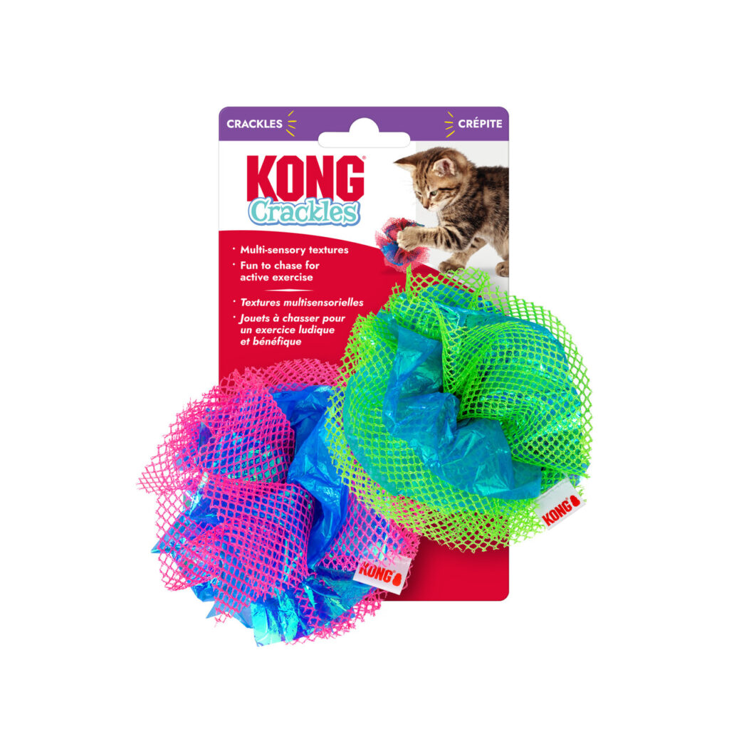 KONG - Jouet balles Crackles pour chat