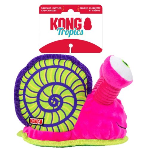 KONG - Jouet escargot Tropics pour chien