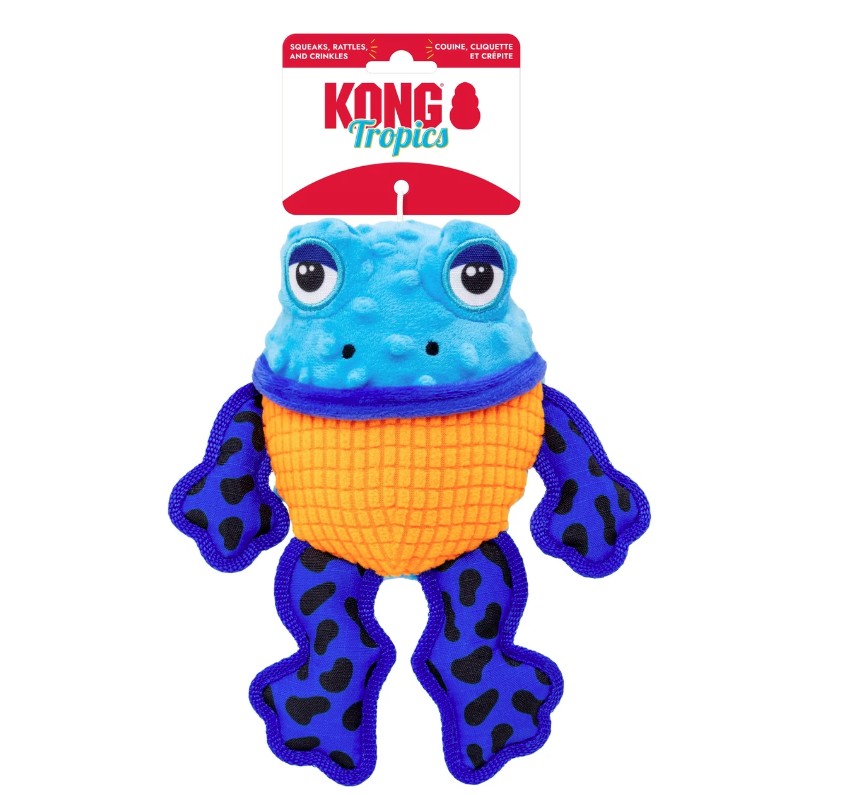 KONG - Jouet grenouille Tropics pour chien