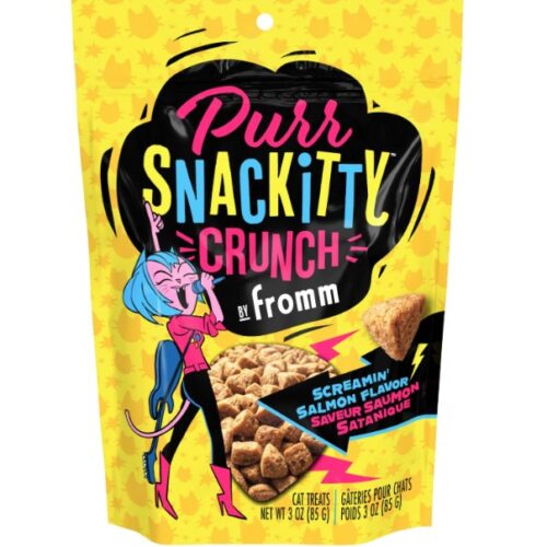 FROMM - Gâterie Snackitties crunch saumon pour chat