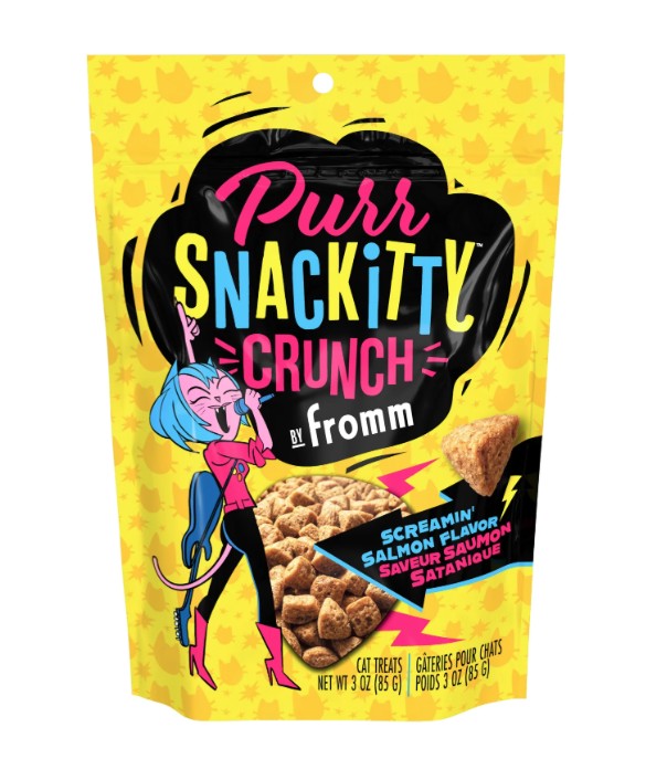 FROMM - Gâterie Snackitties crunch saumon pour chat