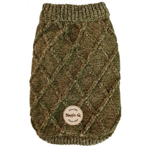 DOGGIE-Q - Chandail vert sauge pour chien