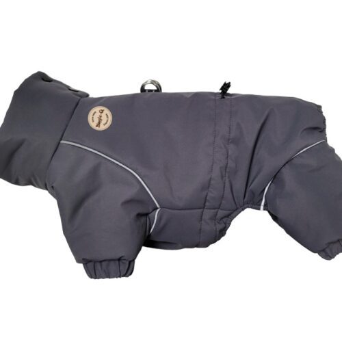DOGGIE-Q - Manteau 4 pattes charbon pour chien