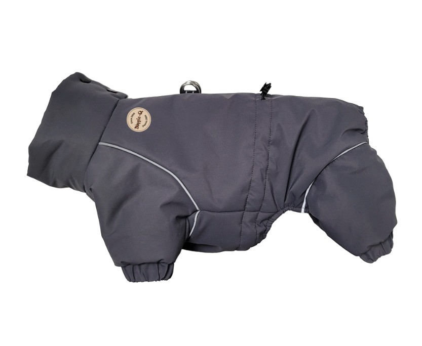 DOGGIE-Q - Manteau 4 pattes charbon pour chien