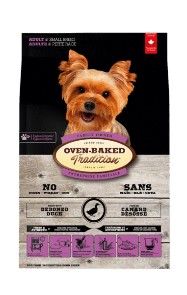 OVEN-BAKED - Nourriture hypoallergène au Canard pour chien de petites races